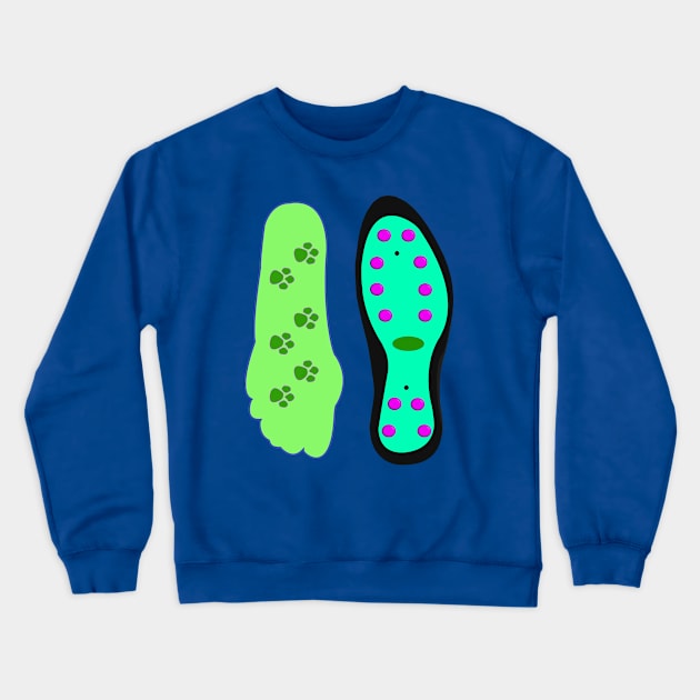 slippers and feet Crewneck Sweatshirt by momomoma